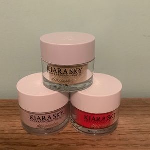 Kiara Sky set of 3 never used dip powder, NWOT